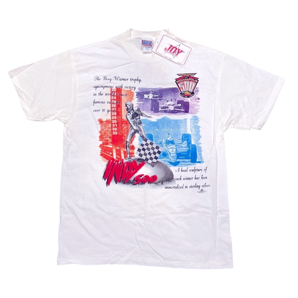 NWT NOS 81st 1997 Indianapolis 500 Tee White Size Large